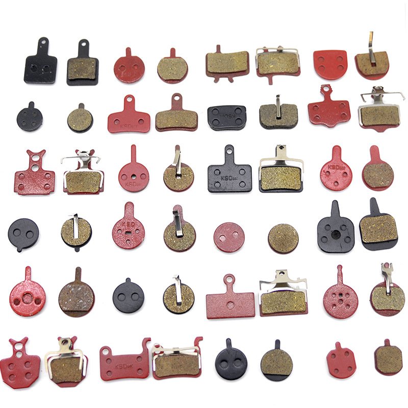RTS Hot Sale Cross Border Mountain Bike Resin Semi-metal Bicycle Brake Pads Caliper Friction Block Disc Brake Accessories